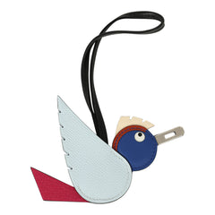 Hermes Birdy Charm Bleu Brume, Rose Mexico, Bleu Royal, Cuivre, Nata, Black Epsom, Chevre Mysore, Swift, Milo Lambskin Palladium Hardware
