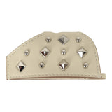 Hermes Rodeo Rock Bag Charm PM Craie Milo Lambskin Palladium Hardware - Thumbnail View 4
