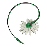 Hermes Marguerite Charm New White Evercolor, Bambou Chevre Chamkila, Jaune De Naples Enamel Palladium Hardware - Thumbnail View 2