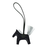 Hermes Rodeo Bag Charm PM Bleu Nuit, Bleu Brume, Vert Mangrove Milo Lambskin - Thumbnail View 1