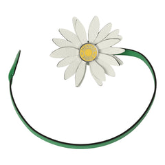 Hermes Marguerite Charm New White Evercolor, Bambou Chevre Chamkila, Jaune De Naples Enamel Palladium Hardware