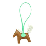 Hermes Rodeo Bag Charm PM Gold, Vert Comics, Vert Peppermint Milo Lambskin - Thumbnail View 1