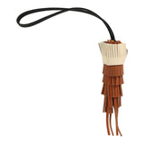 Hermes Chouette Owl Charm Pain D'Epice, Black, Gold, Nata, White Milo, Swift, Epsom - Thumbnail View 2