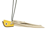 Hermes Poisson Charm Jaune De Naples Epsom, Craie, Vert Criquet, Milo Lambskin - Thumbnail View 2