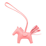 Hermes Rodeo Bag Charm PM Rose Azalee Milo Lambskin - Thumbnail View 1