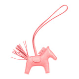 Hermes Rodeo Bag Charm PM Rose Azalee Milo Lambskin - Thumbnail View 2