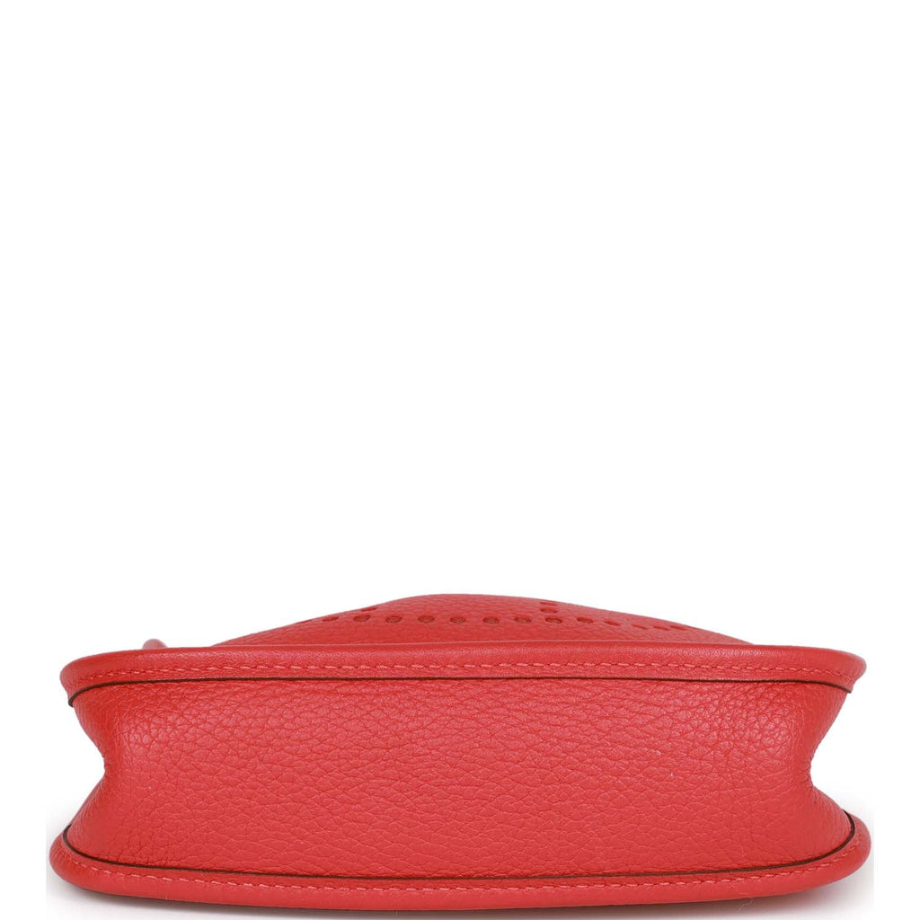 Hermes Taurillon Clemence Evelyne III GM Rouge Tomate Red - A