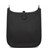 Hermes Evelyne TPM Black Clemence Gold Hardware