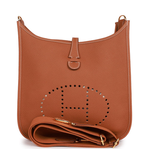Shop HERMES Evelyne Casual Style Street Style Plain Leather Office Style by  Stay-Gold.Japan