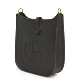 Hermes Evelyne TPM Black Clemence Gold Hardware