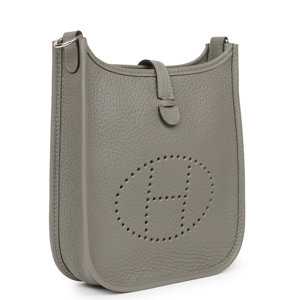 Hermes Evelyne TPM Gris Meyer Clemence Palladium Hardware – Madison ...