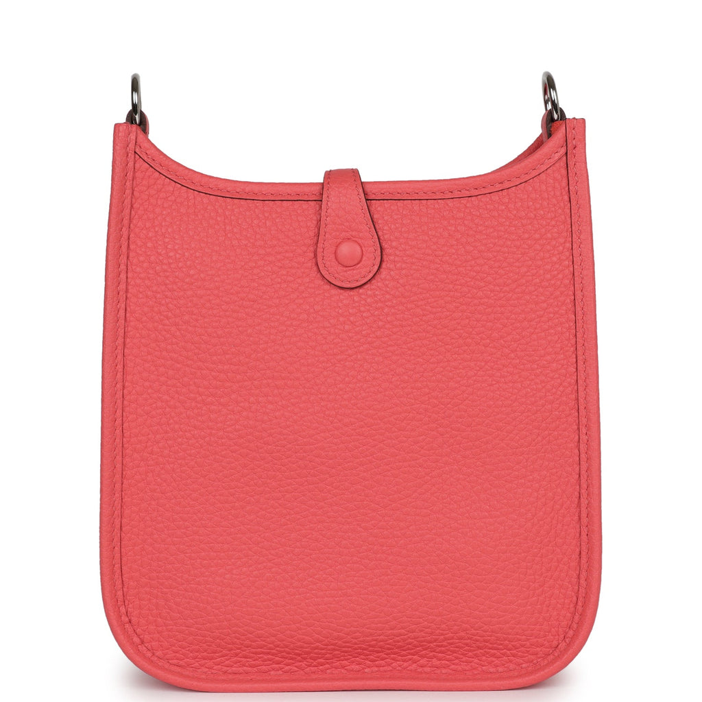 Hermès Evelyne Tpm 16cm Pink Leather ref.61788 - Joli Closet