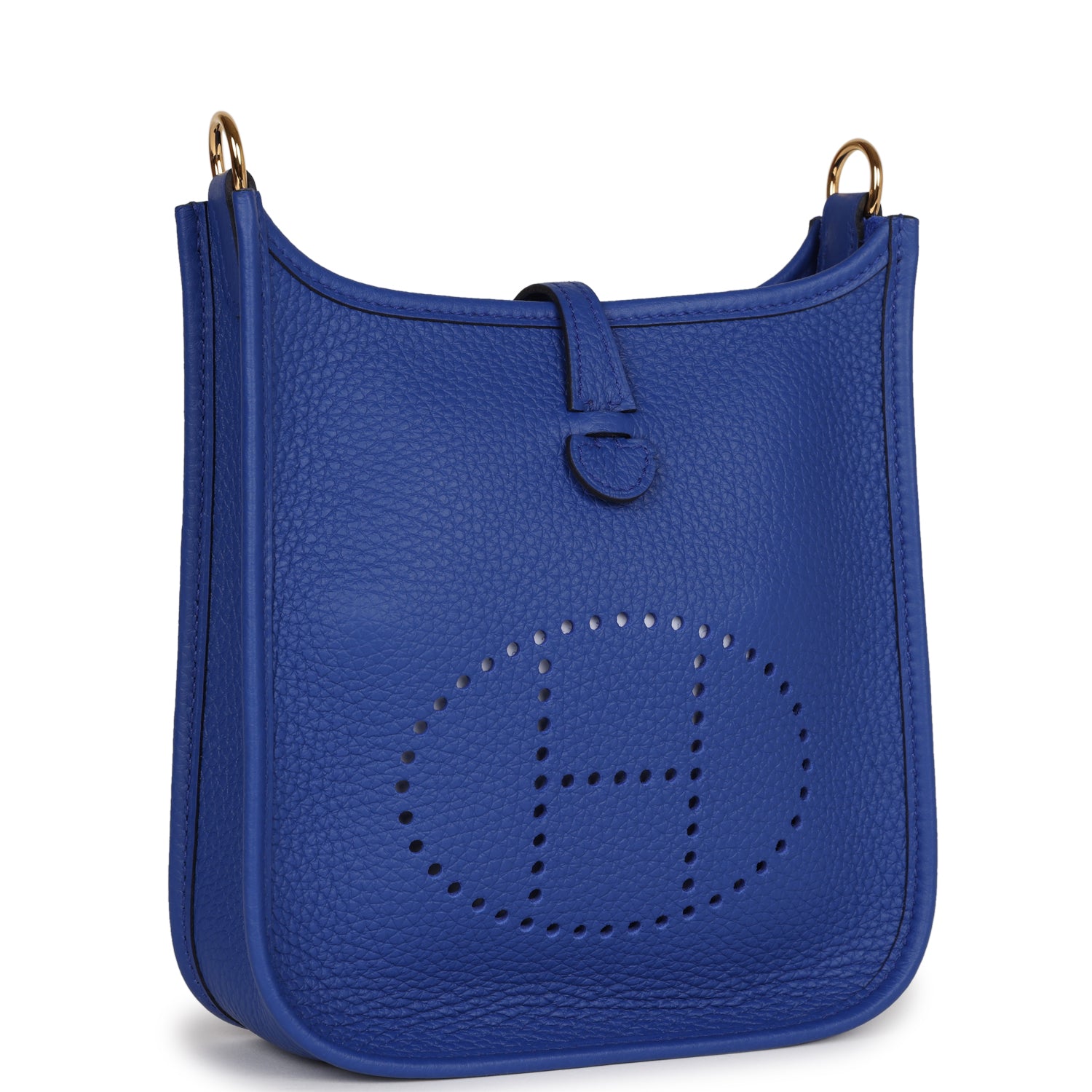 Hermes Evelyne TPM Bleu Royal Clemence Gold Hardware – Madison Avenue ...