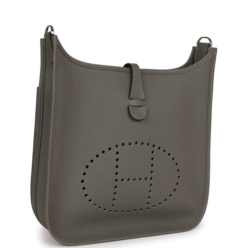 Hermes Evelyne III PM Gris Meyer Clemence Palladium Hardware