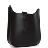 Hermes Evelyne III PM Sellier Black Vache Hunter Palladium Hardware