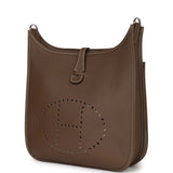 Hermes Evelyne III PM Etoupe Clemence Palladium Hardware