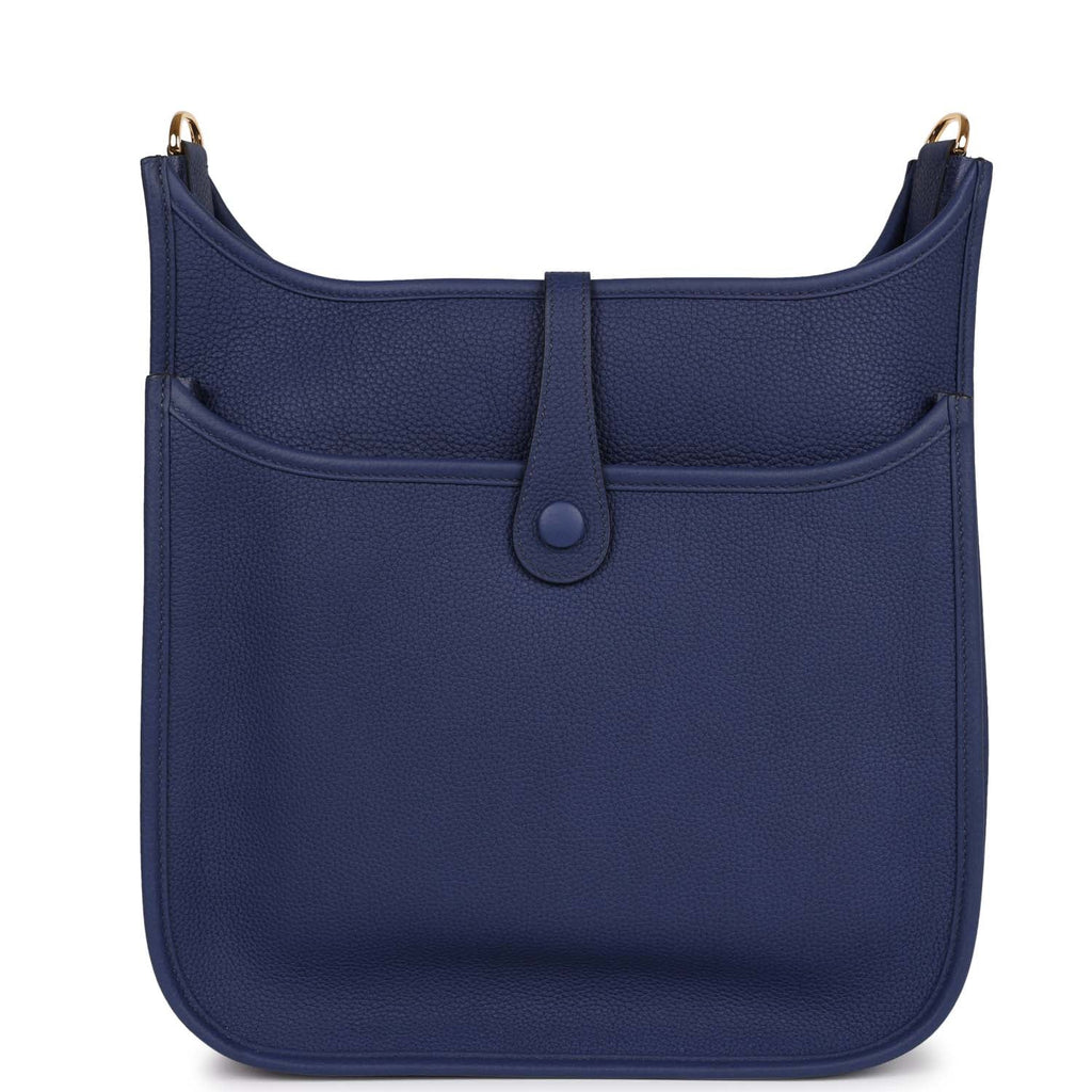 Hermes Evelyne 1 GM Blue Saphir