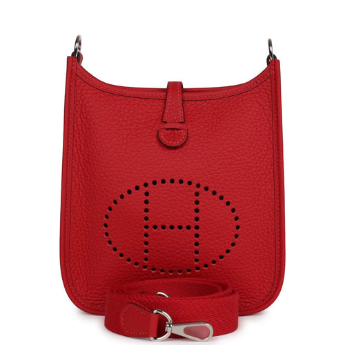 Brown Hermès Evelyne mini cross-body bag, MATCHES x Sellier