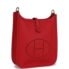 Hermes Evelyne TPM Vermillion Clemence Palladium Hardware