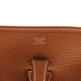 Hermes Evelyne III PM Gold Clemence Palladium Hardware