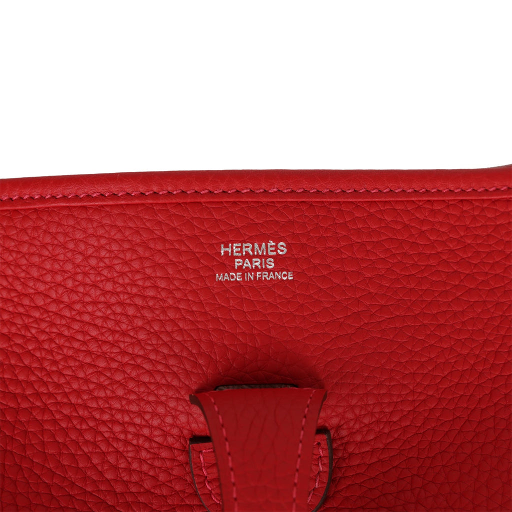 Hermès Vermillon Clemence Dogon Wallet Palladium Hardware, 2019 Available  For Immediate Sale At Sotheby's