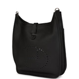 Hermes Evelyne III PM Black Clemence Palladium Hardware