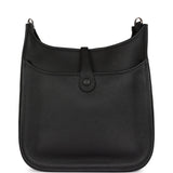 Hermes Evelyne III PM Black Clemence Palladium Hardware