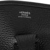 Hermes Evelyne III PM Black Clemence Palladium Hardware