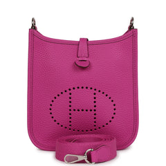 Hermes Evelyne TPM Magnolia Clemence Palladium Hardware