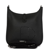 Hermes Evelyne III PM Black Clemence Palladium Hardware