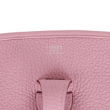 Hermes Evelyne III PM Mauve Sylvestre Clemence Palladium Hardware