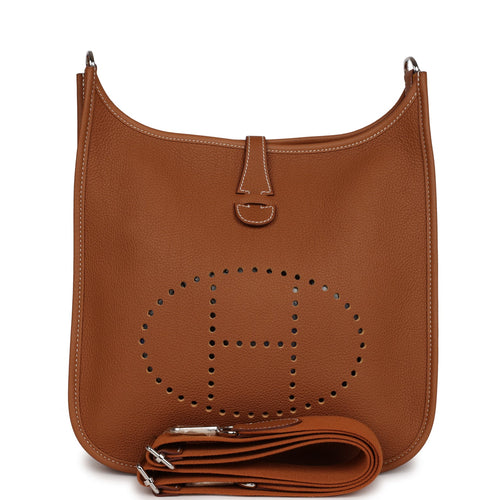 Hermes Evelyne III PM Gold Clemence Palladium Hardware