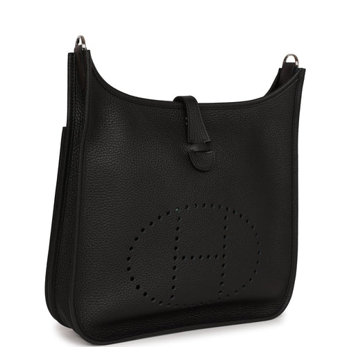 Hermes Evelyne III PM Black Clemence Palladium Hardware
