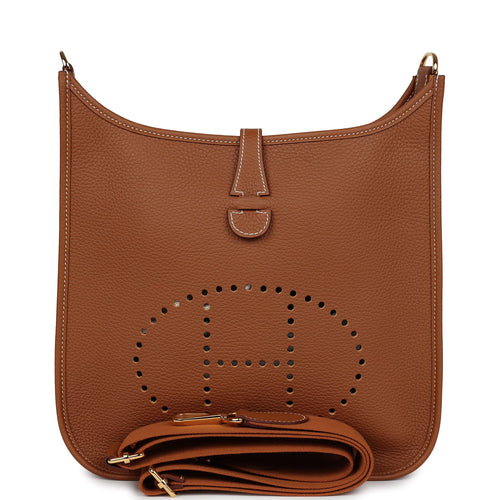 Hermes Evelyne III PM Gold Clemence Gold Hardware