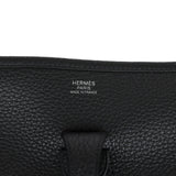 Hermes Evelyne III PM Black Clemence Palladium Hardware