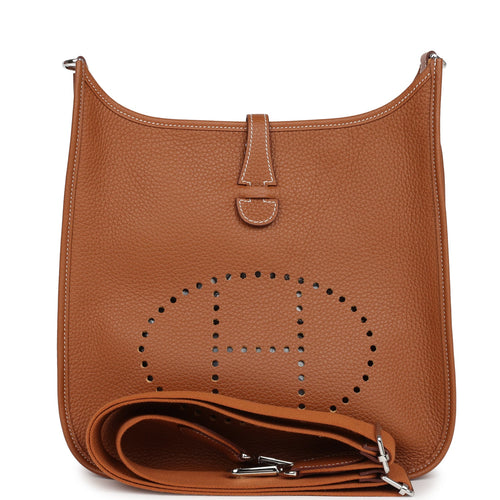 Hermes Evelyne III PM Gold Clemence Palladium Hardware