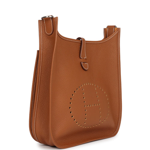 Hermes Evelyne III PM Gold Clemence Palladium Hardware