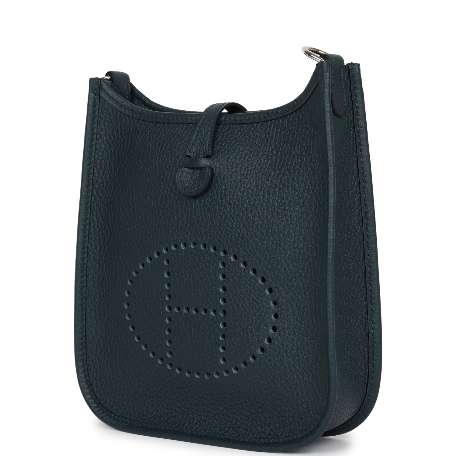 Hermes Evelyne TPM Vert Cypress Clemence Palladium Hardware – Madison ...