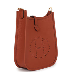 Hermes Evelyne TPM Cuivre Clemence Gold Hardware