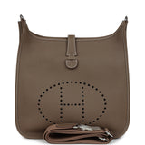 Hermes Evelyne III GM Etoupe Clemence Palladium Hardware