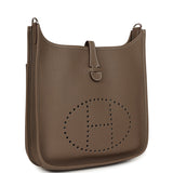 Hermes Evelyne PM Etoupe Clemence Palladium Hardware