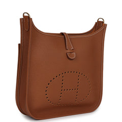 Hermes Evelyne PM Gold Clemence Gold Hardware