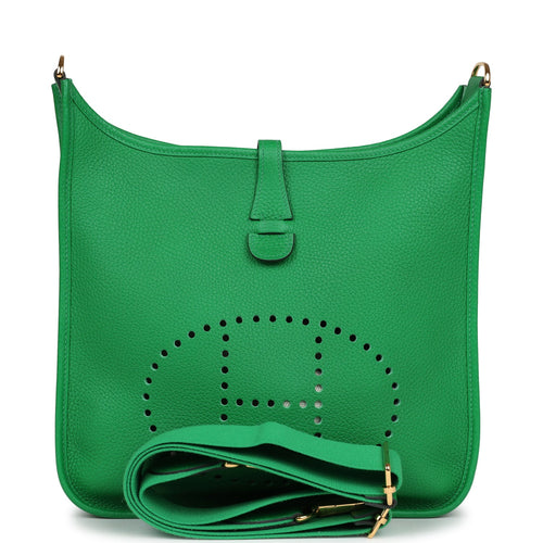 Hermes Evelyne III PM Bambou Clemence Gold Hardware