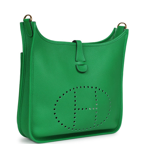 Hermes Evelyne III PM Bambou Clemence Gold Hardware