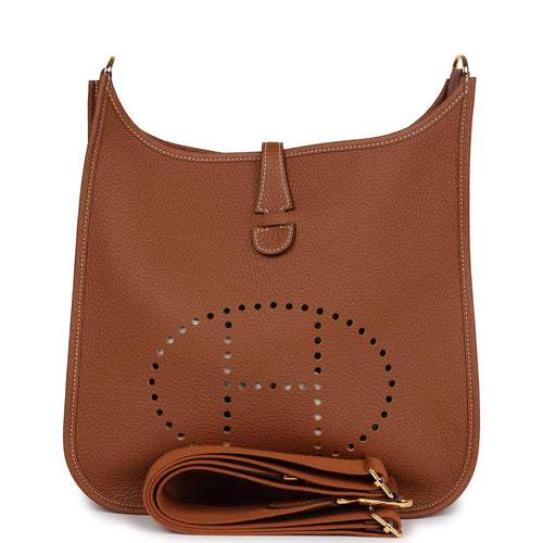 Hermes Evelyne III PM Gold Clemence Gold Hardware