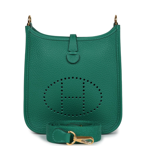 Hermes Evelyne TPM Vert Vertigo Clemence Gold Hardware