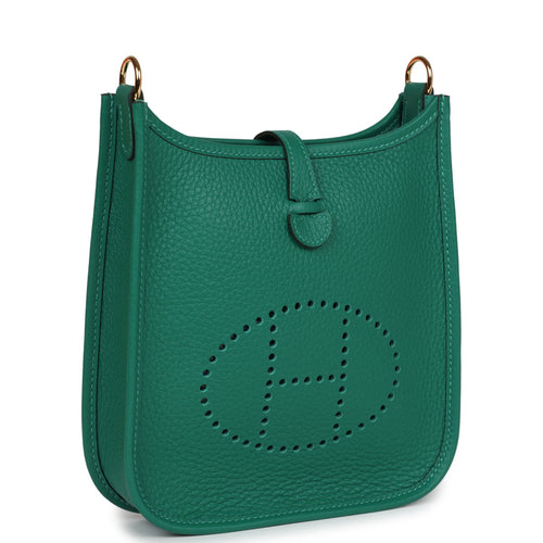 Hermes Evelyne TPM Vert Vertigo Clemence Gold Hardware
