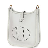 Hermes Evelyne TPM New White Clemence Gold Hardware