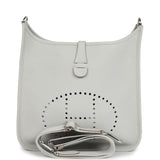 Hermes Evelyne III PM Gris Perle Clemence Palladium Hardware