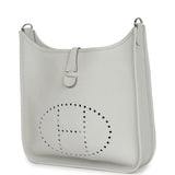 Hermes Evelyne III PM Gris Perle Clemence Palladium Hardware